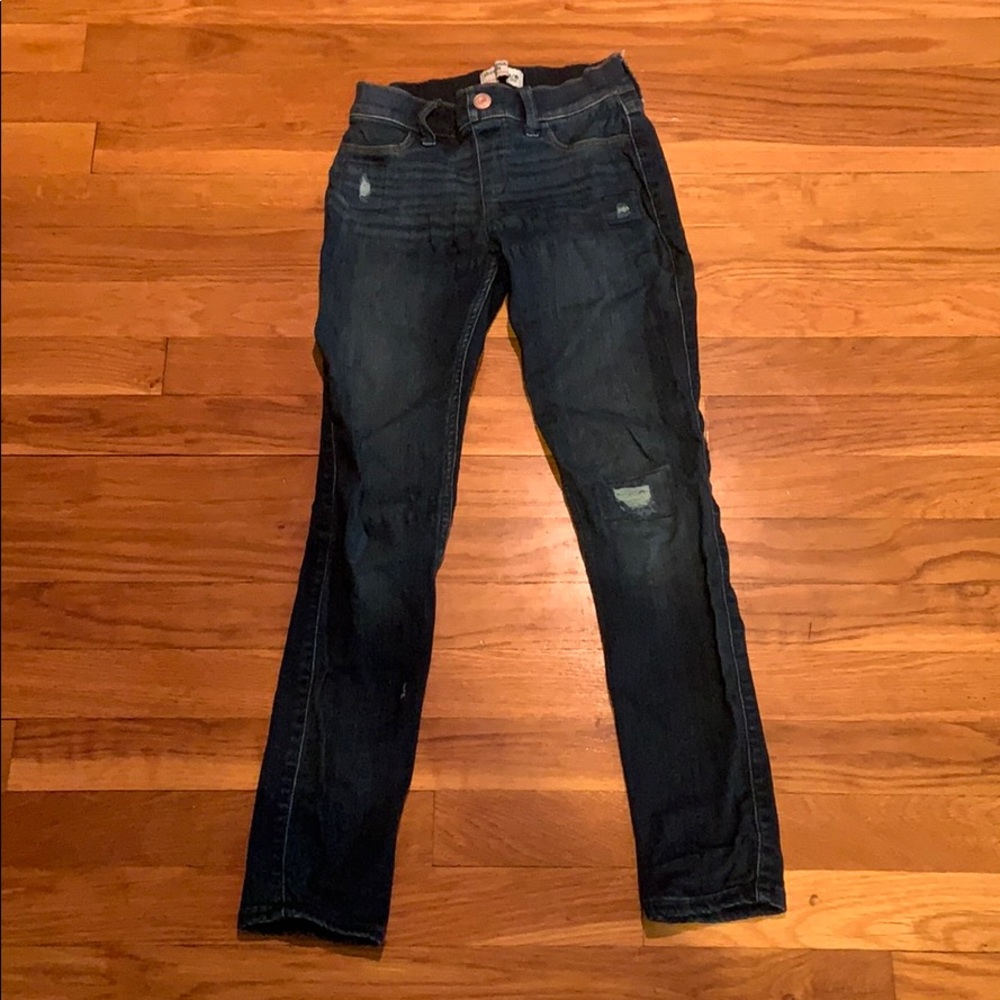 Abercrombie kids pull on jean legging